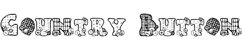 Country Button font preview