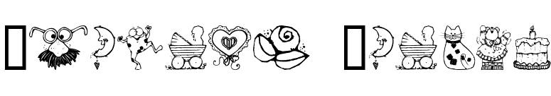 Country Cuties font preview
