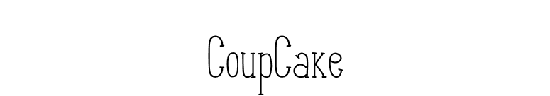CoupCake font preview