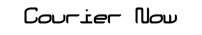 Courier Now font preview
