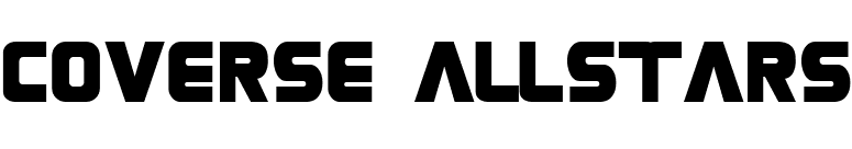 Coverse Allstars font preview