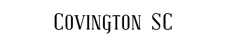 Covington SC font preview