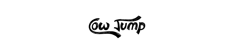 Cow Jump font preview