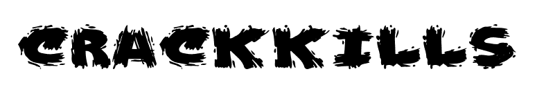 CRACKKILLS font preview