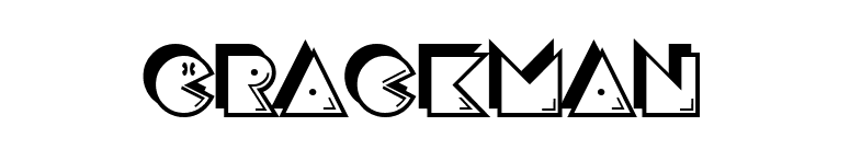 CrackMan font preview
