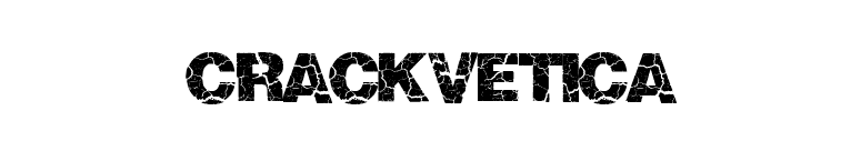 Crackvetica font preview