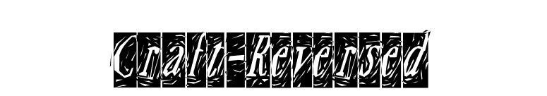 Craft-Reversed font preview