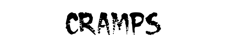 CRAMPS font preview