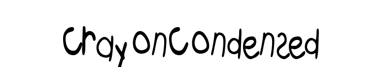 CrayonCondensed font preview