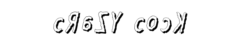 Crazy Cock font preview
