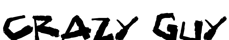Crazy Guy
 font preview