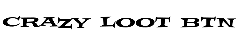 Crazy Loot BTN font preview