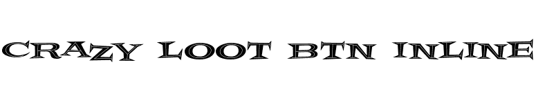 Crazy Loot BTN Inline font preview