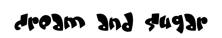 Cream and sugar font preview