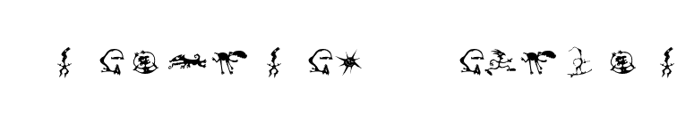 Creatures-Regular font preview