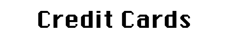 Credit Cards font preview