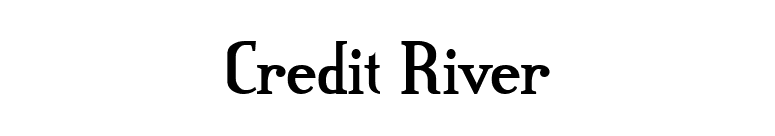 Credit River font preview