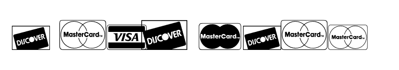 CreditCardsP01 font preview