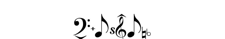 Crescendo font preview