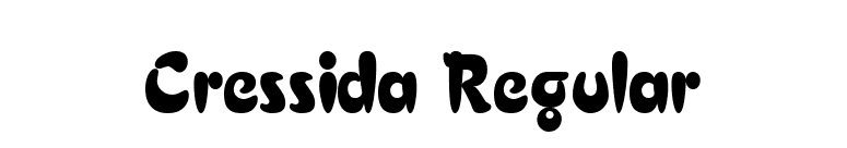 Cressida Regular font preview