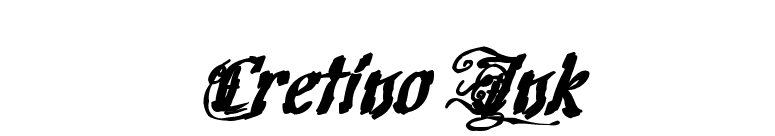 Cretino Ink font preview