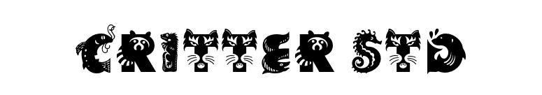 Critter Std font preview