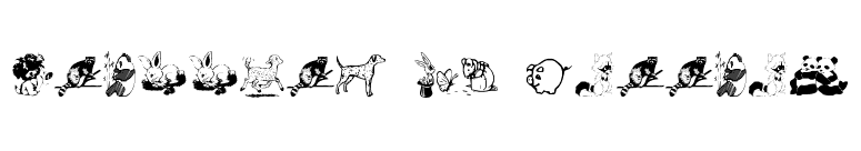 Critters by Darrian font preview
