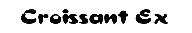 Croissant Ex font preview