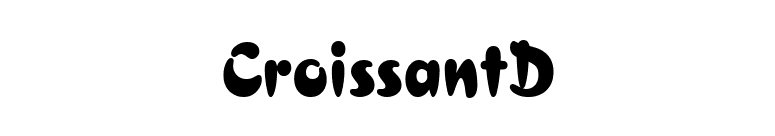 CroissantD font preview