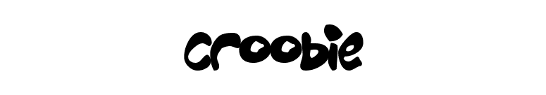 Croobie font preview