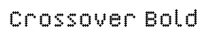 Crossover Bold font preview
