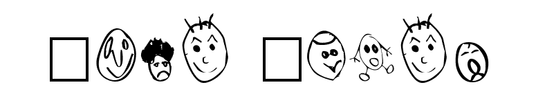 Crud Heads font preview