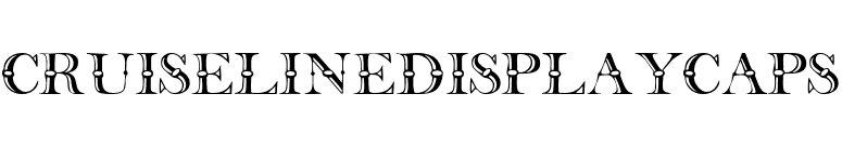 CruiselineDisplayCaps font preview