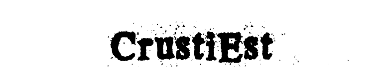CrustiEst font preview