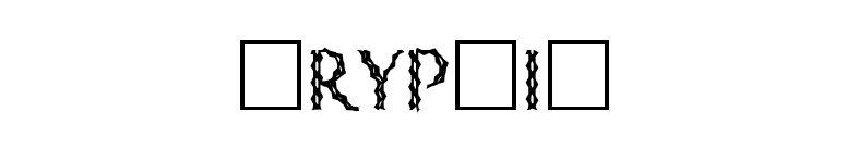 CrypTiX font preview