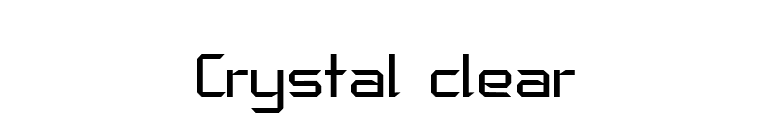 Crystal clear font preview