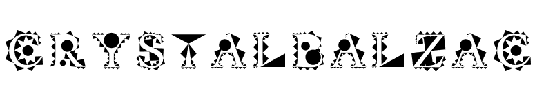 CrystalBalzac font preview
