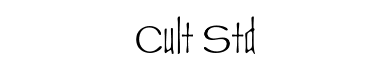 Cult Std font preview