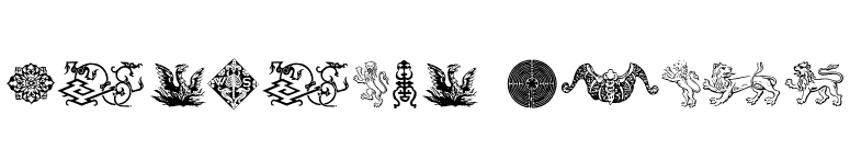 Cultural Icons font preview
