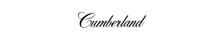 Cumberland font preview