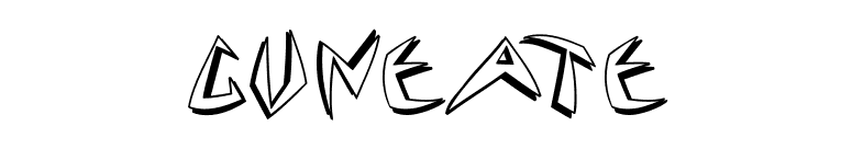 Cuneate font preview