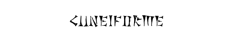 Cuneiforme font preview