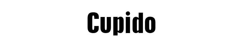 Cupido font preview
