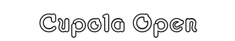 Cupola Open font preview