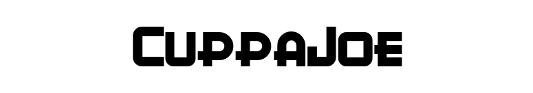 CuppaJoe font preview