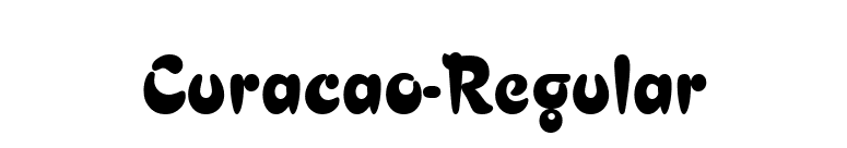 Curacao-Regular font preview