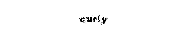 curly font preview