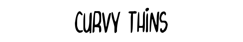 Curvy Thins
 font preview