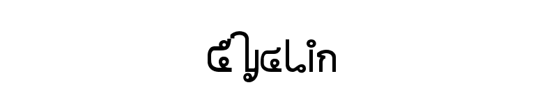 Cyclin font preview