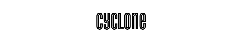 Cyclone font preview